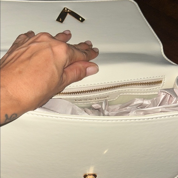 White Vegan Leather Valentino Orlandi - Picture 4 of 5